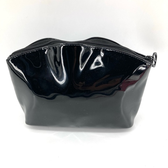 Women's Dior Black Patent Leather Makeup Bag - Picture 2 of 9